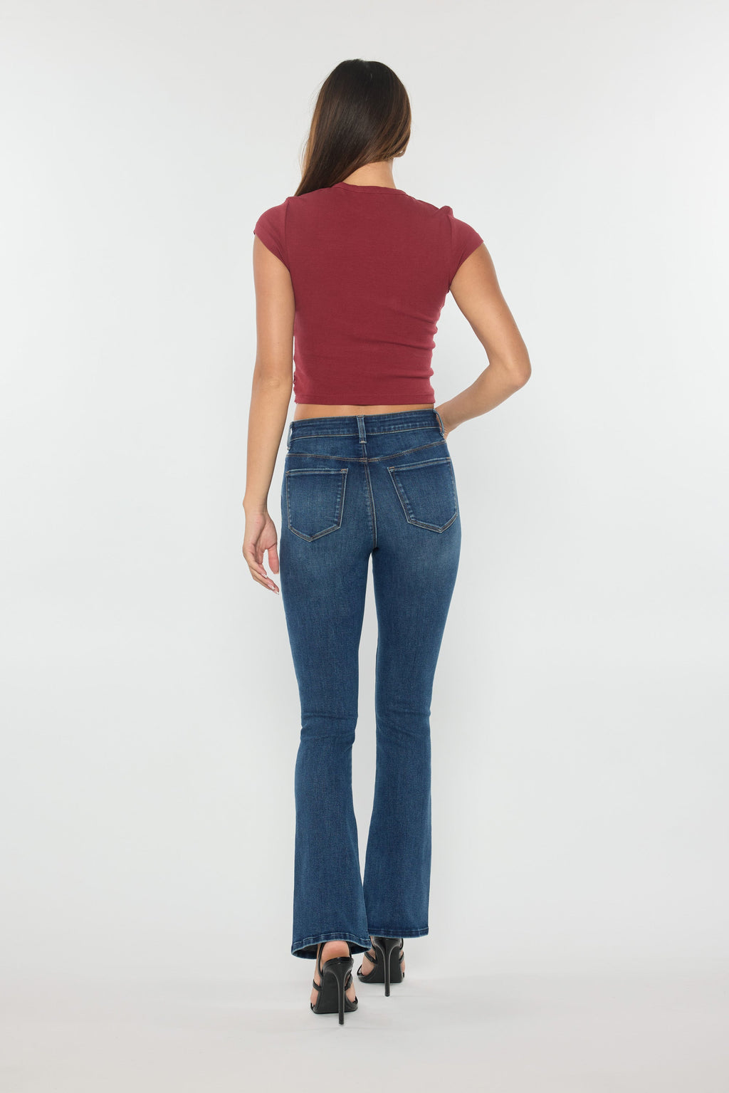 High Rise Hip Padded Bootcut