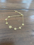 waterproof daisy anklet