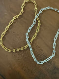 horseshoe link necklace